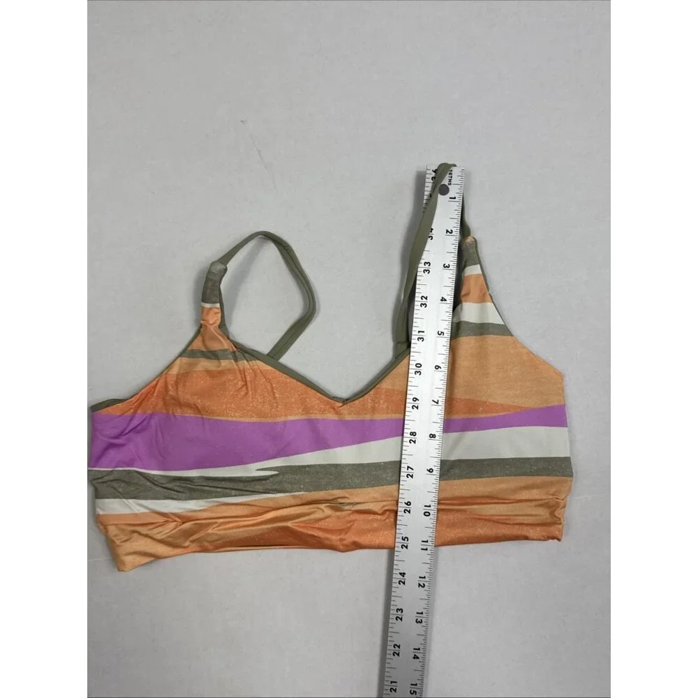 Prana Women's S Willow Falls Reversible Sporty Swim‎ Top Waves Multi NWT 9714